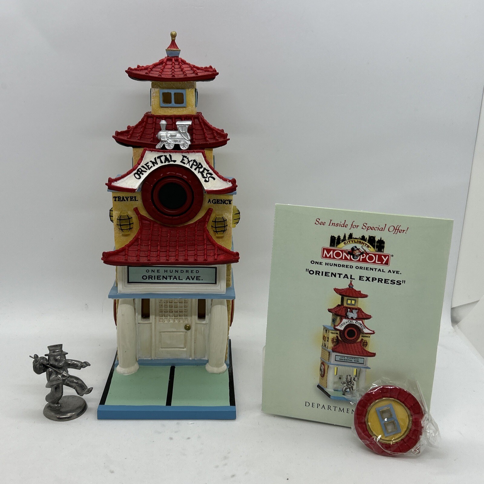 VTG Department Dept. 56 Monopoly City 100 Oriental Express Ave. Travel Agency