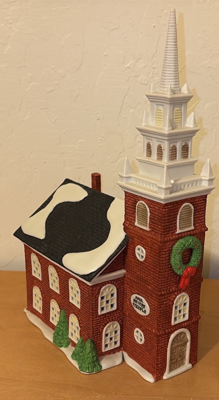 Dept. 56 New England Village Series “Old North Church” 5932-3 Boxed