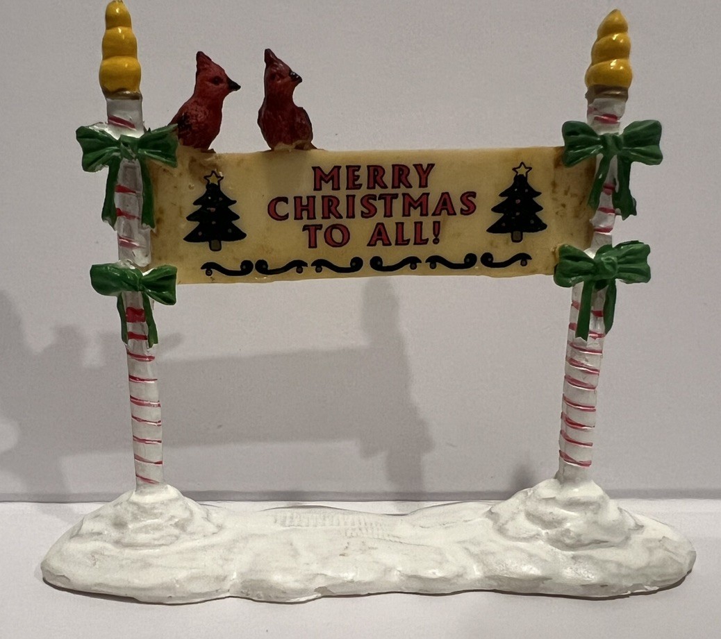 Lot 9 Lemax Christmas Village Accessories Hopscotch Animals Outhouse Phone Booth