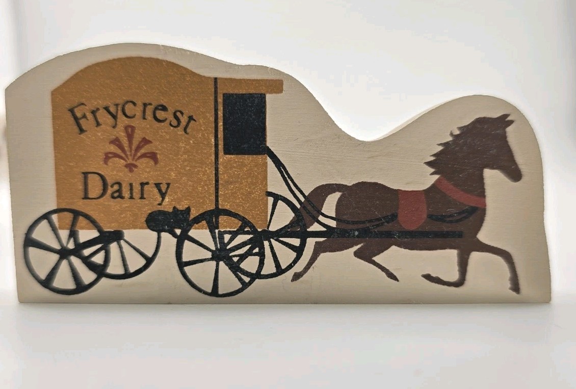 Lot of 5 Cat’s Meow Horse Drawn Carriages Christmas US Mail Bread & Cake Dairy