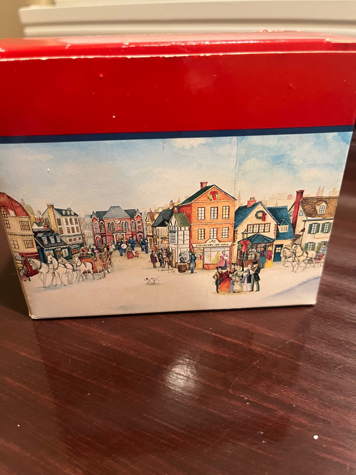 Vintage Lemax Christmas Village Town Train of Skaters 53142 1995 Retired 1999