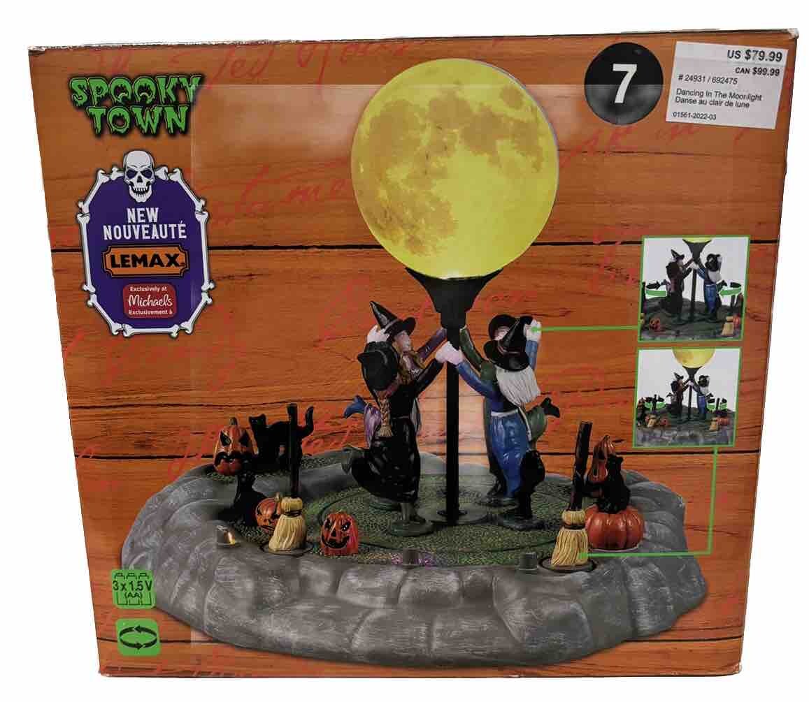 Lemax Spooky Town Halloween Village Dancing In The Moonlight Michaels Exclusive