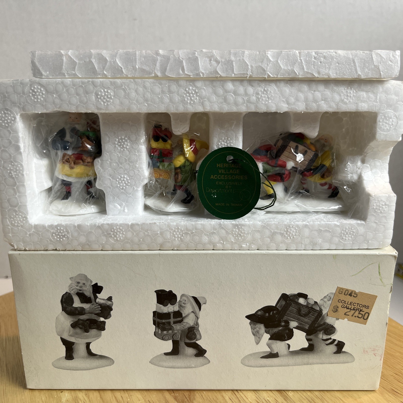 Vintage 1995 Dept 56 Toymaker Elves Set North Pole 5602-2 Retired NEW