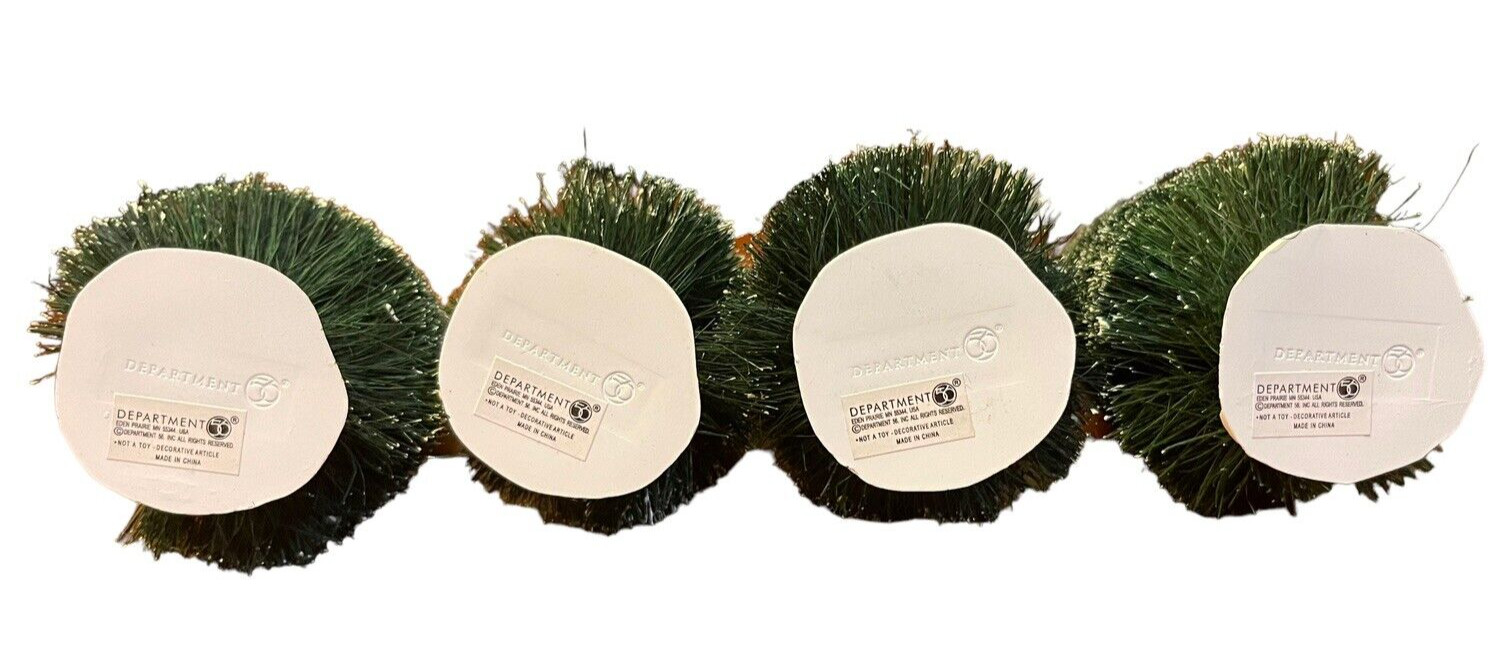 Department 56 – 22-Piece Lot of Sisal and Bare Branch Trees and Cobblestone Road