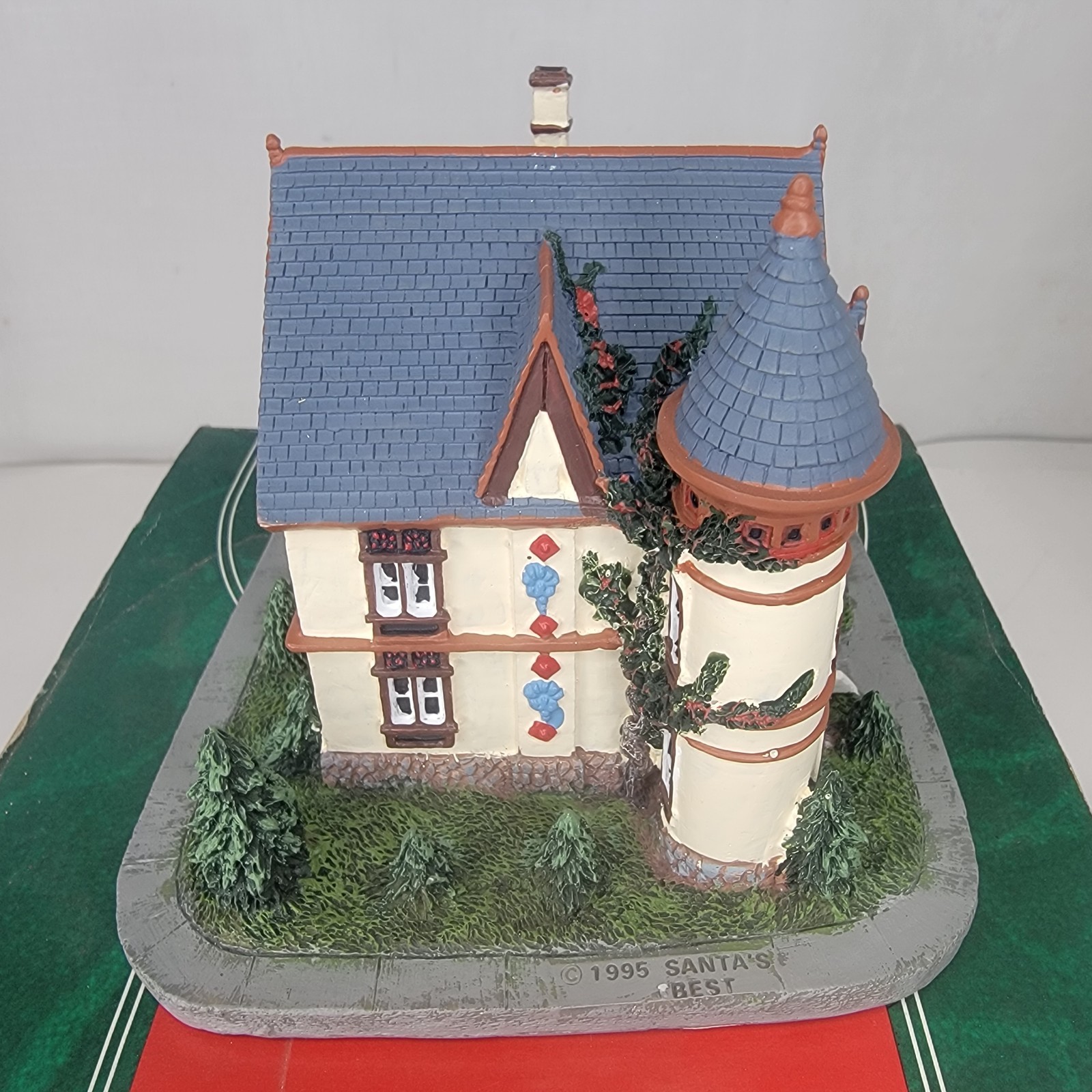 Vintage Santa’s Best Christmas In New England Village Home 1994 1995 Holiday