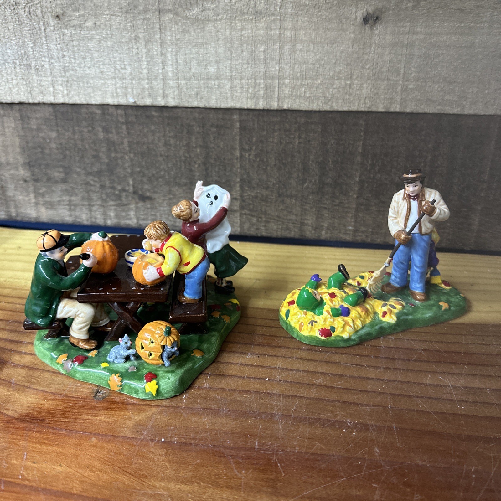Department 56 Preparing For Halloween Snow Village Set Of 2 Retired 54982