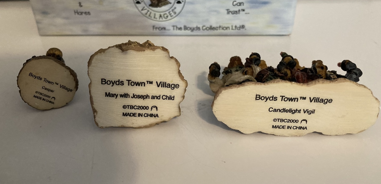 Boyd’s Bears Wunnerful Village Christmas Figures Accessories Holy Family