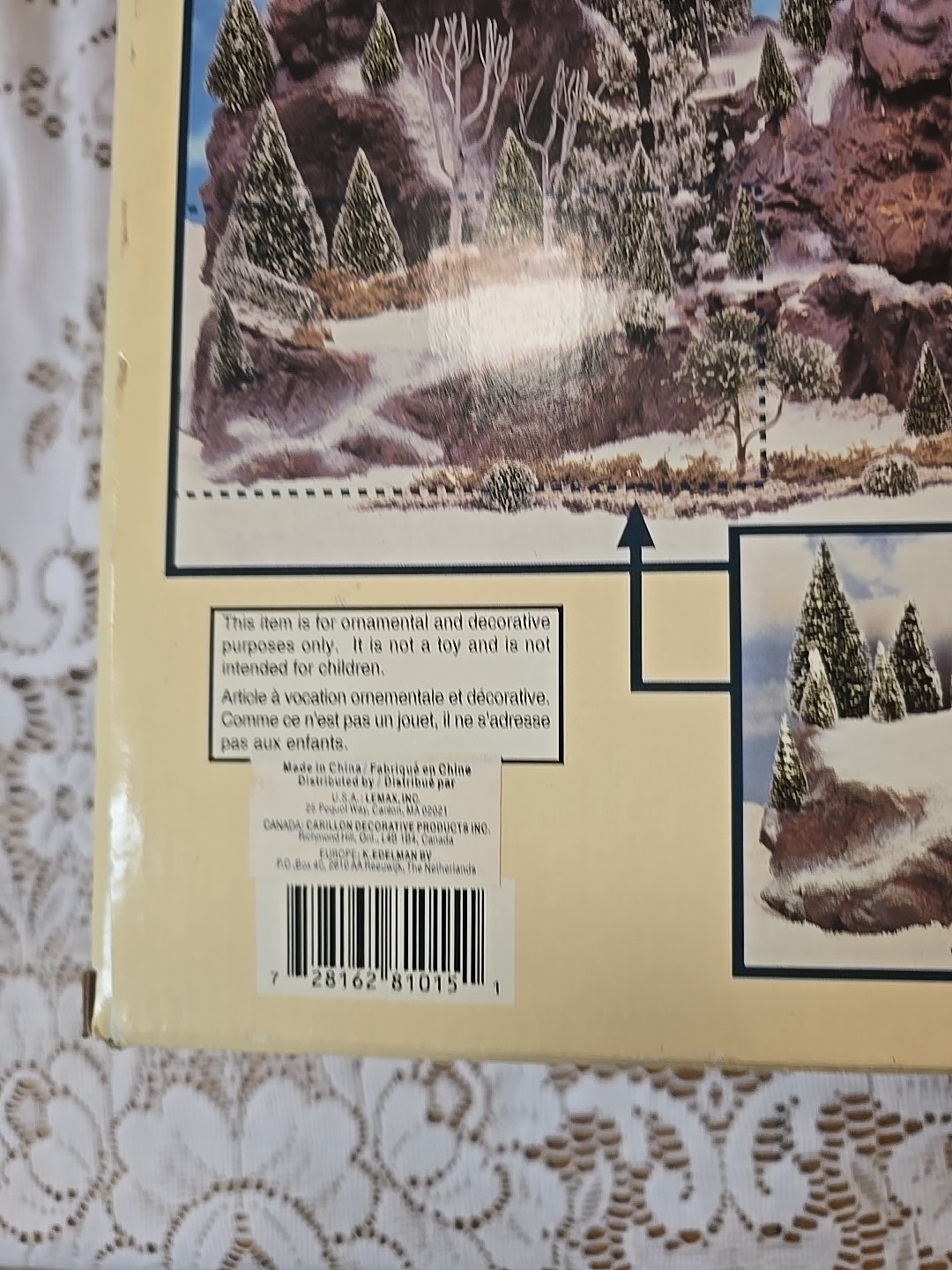 Lemax Village Collection Landscape Display Platform 1998 Vintage-Used