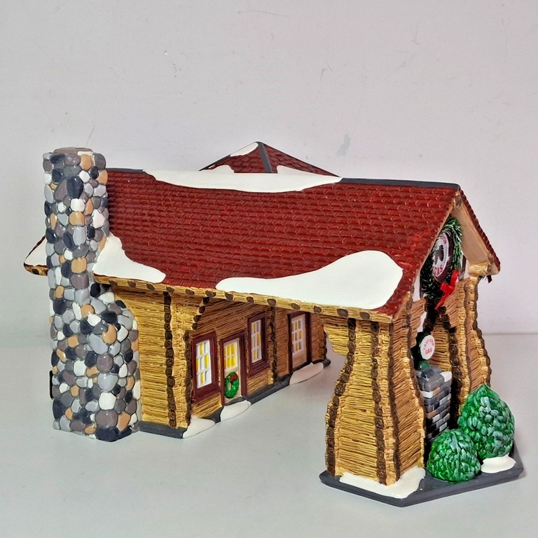 Dept 56 Last Stop Gas Station Set Original Snow Village 55012 Christmas Village