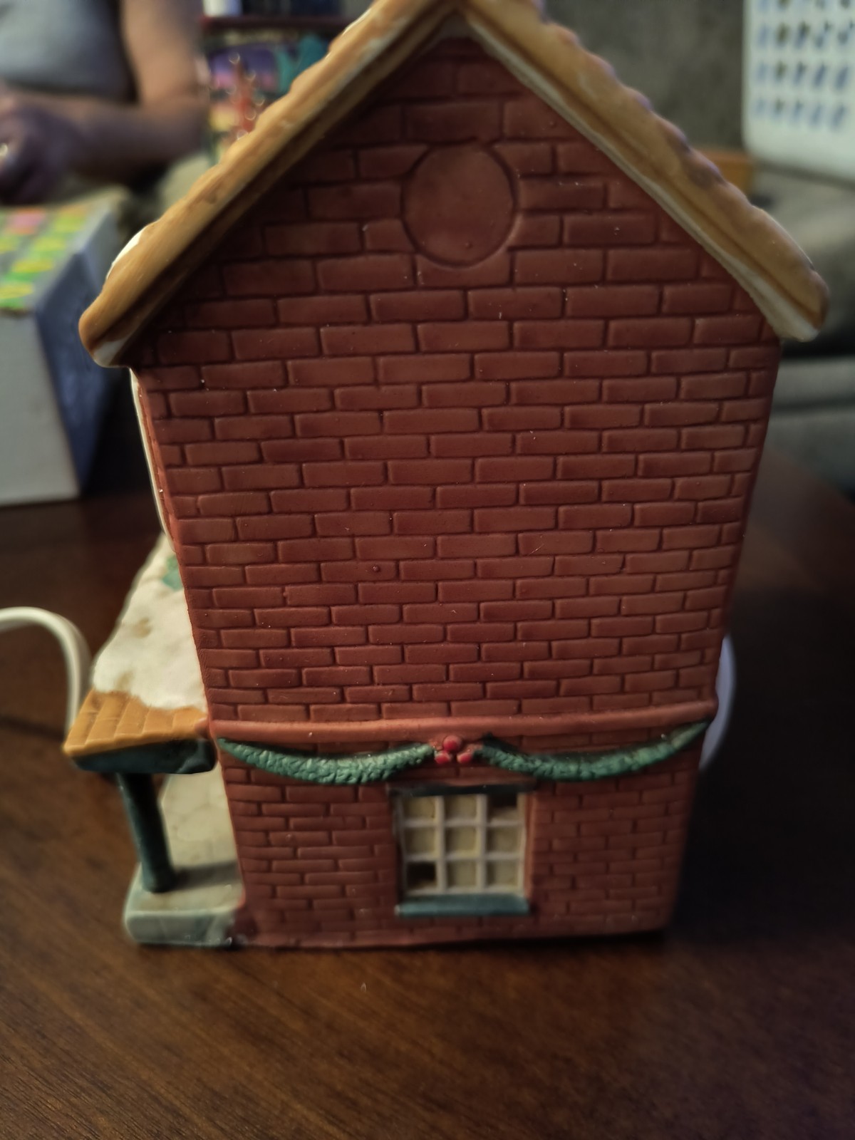 Vintage Illuminated Porcelain Grand Theater. Box Is Not In Great Condition.