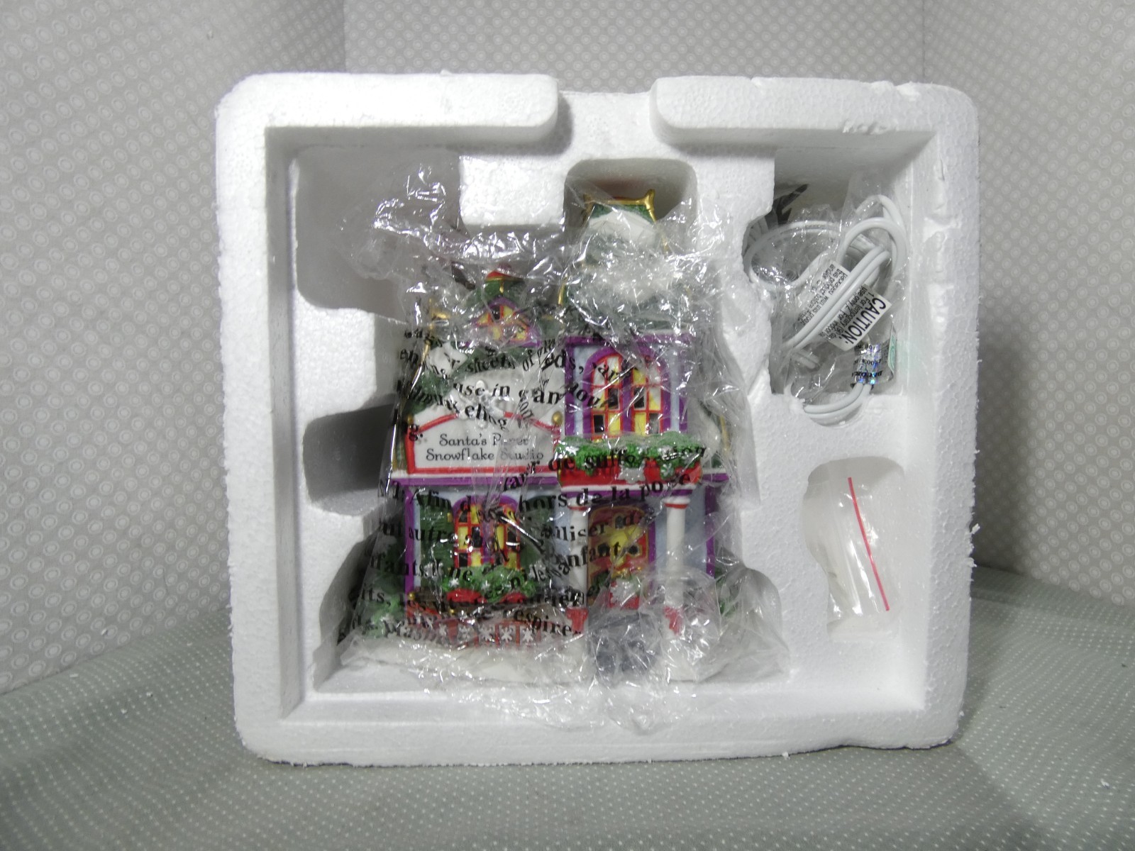 Department 56 “Santa’s Paper Snowflake Studio” #56956 – Missing Weathervane:(!