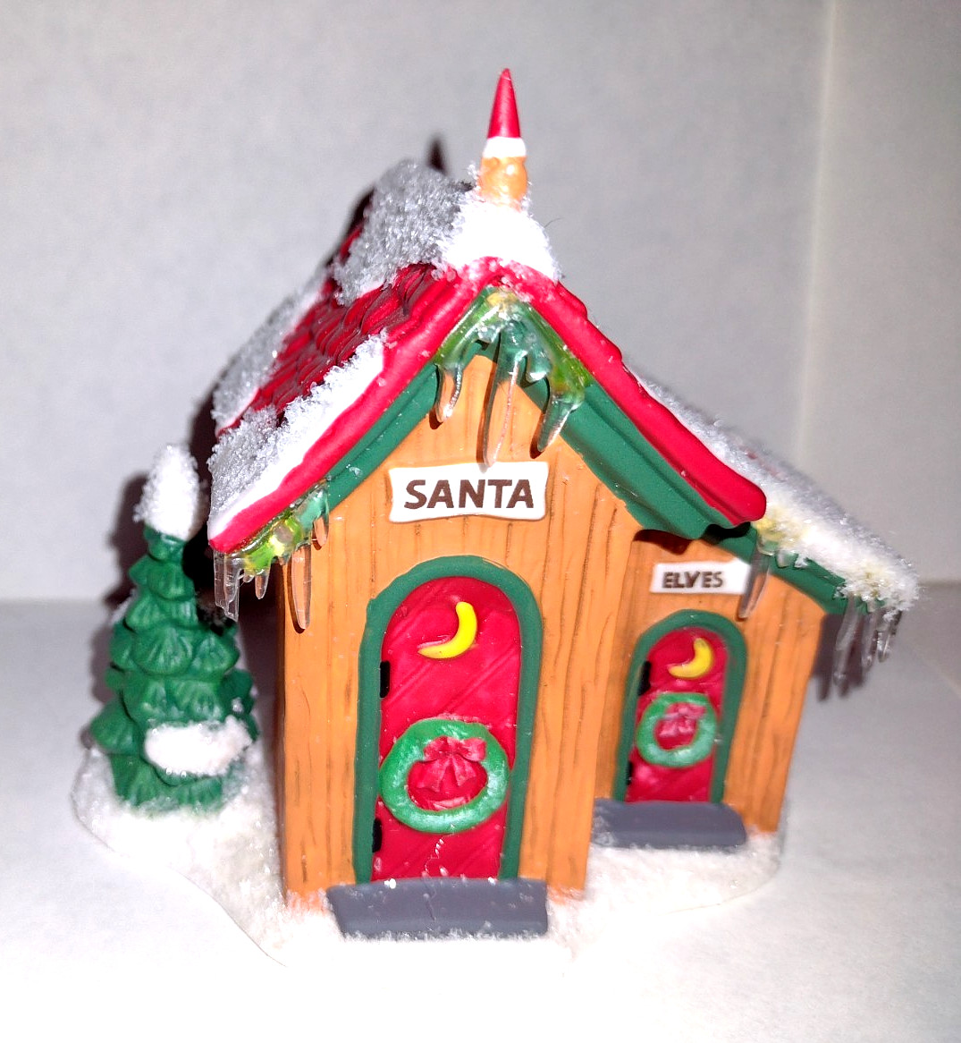 Department 56 North Pole Series Up North Outhouse Ceramic Christmas Village