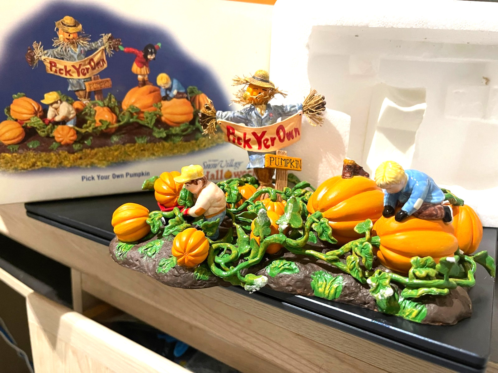 DEPT 56 HALLOWEEN PICK YOUR OWN PUMPKIN 55244 USED