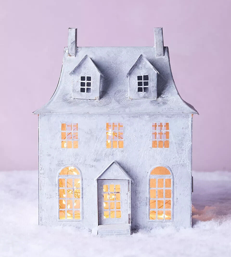 Concordville Zinc Chateau Village Anthropologie Terrain House Iron Christmas NEW