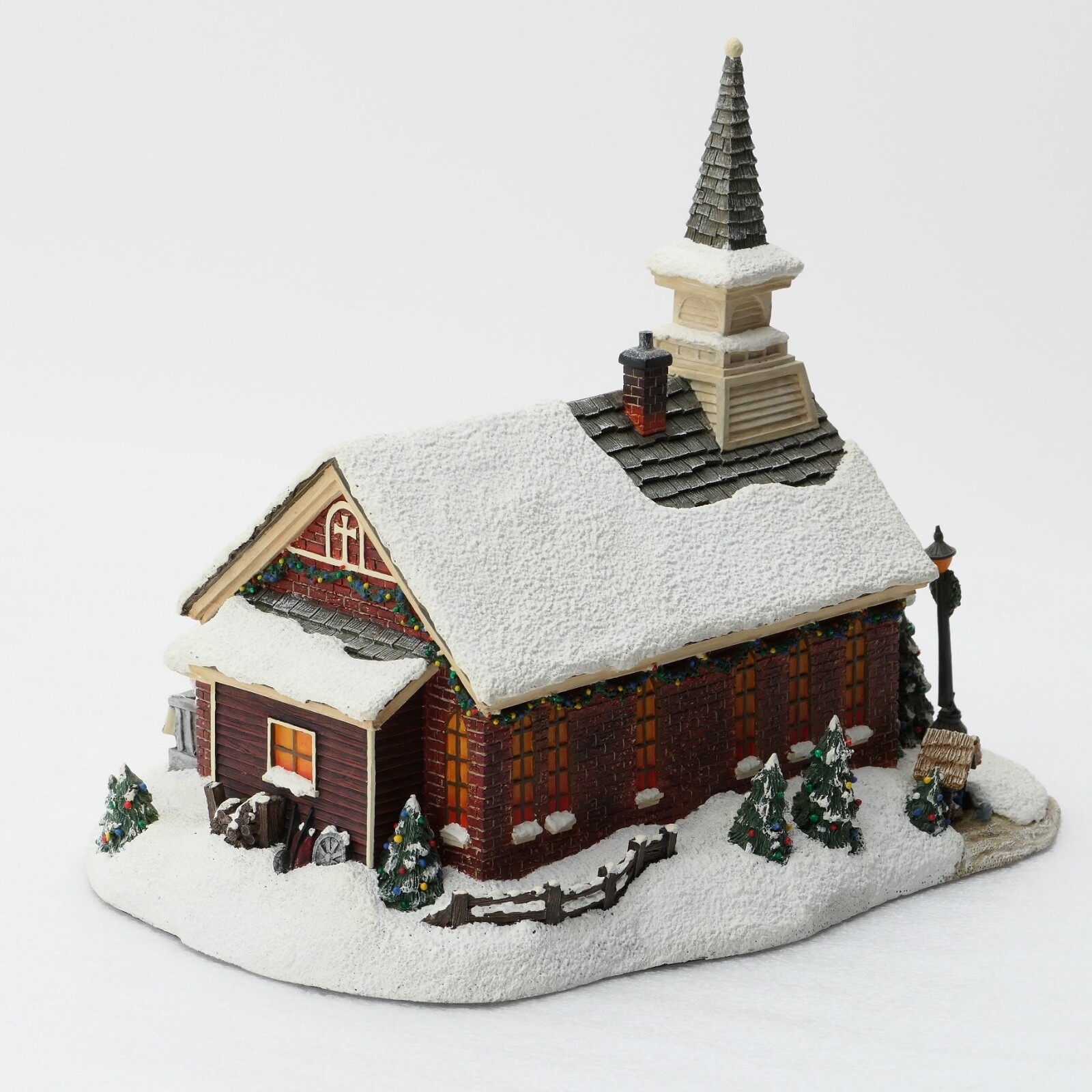 Hadley Terry Redlin Village Country Christmas Church – Night On The Town – #226