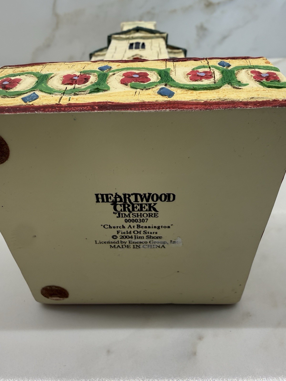 Heartwood Creek by Jim Shore Church Village Resin 2004 Folk Art