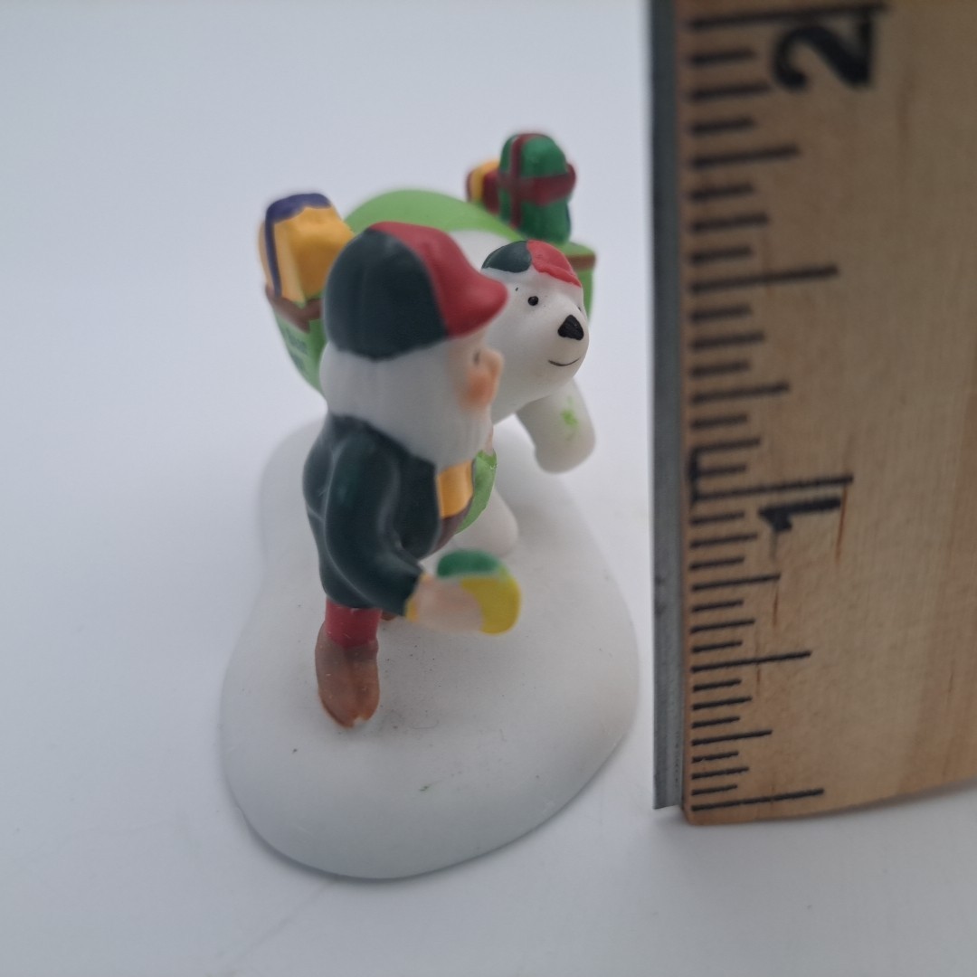 Dept 56 Polar Bear Post # 6003118 North Pole Series Merry Lane Mailman Christmas