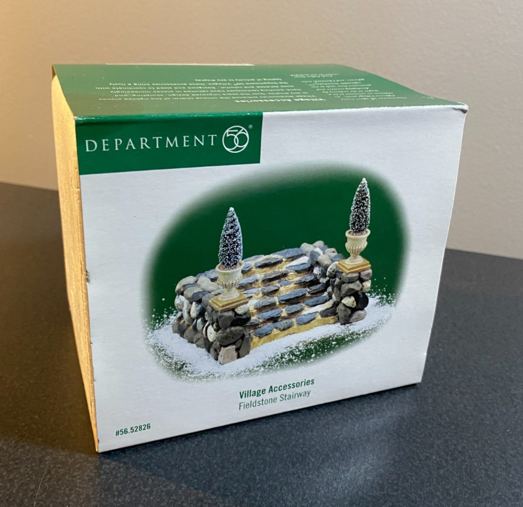 Department 56 Village Accessories – Fieldstone Stairway – #56.52826