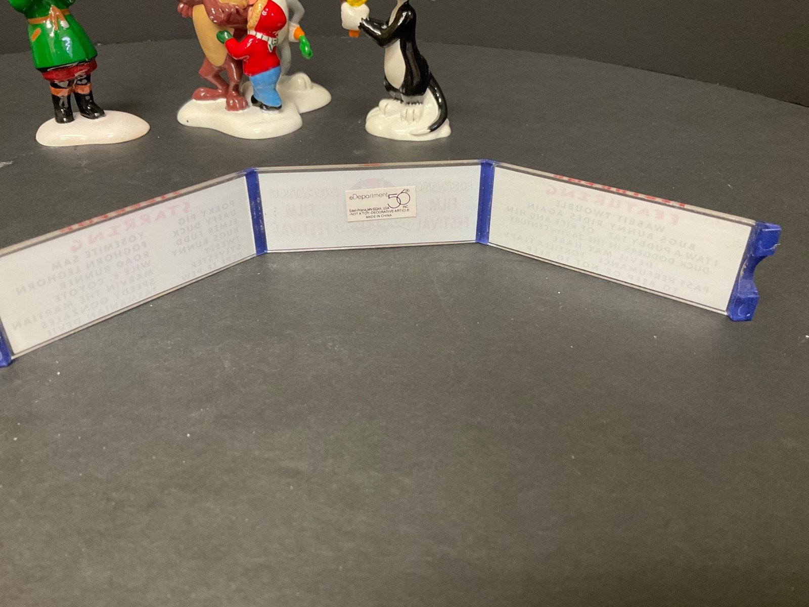 Dept 56 The Looney Tunes Animation Film Festival (Set of 4) #56.54983