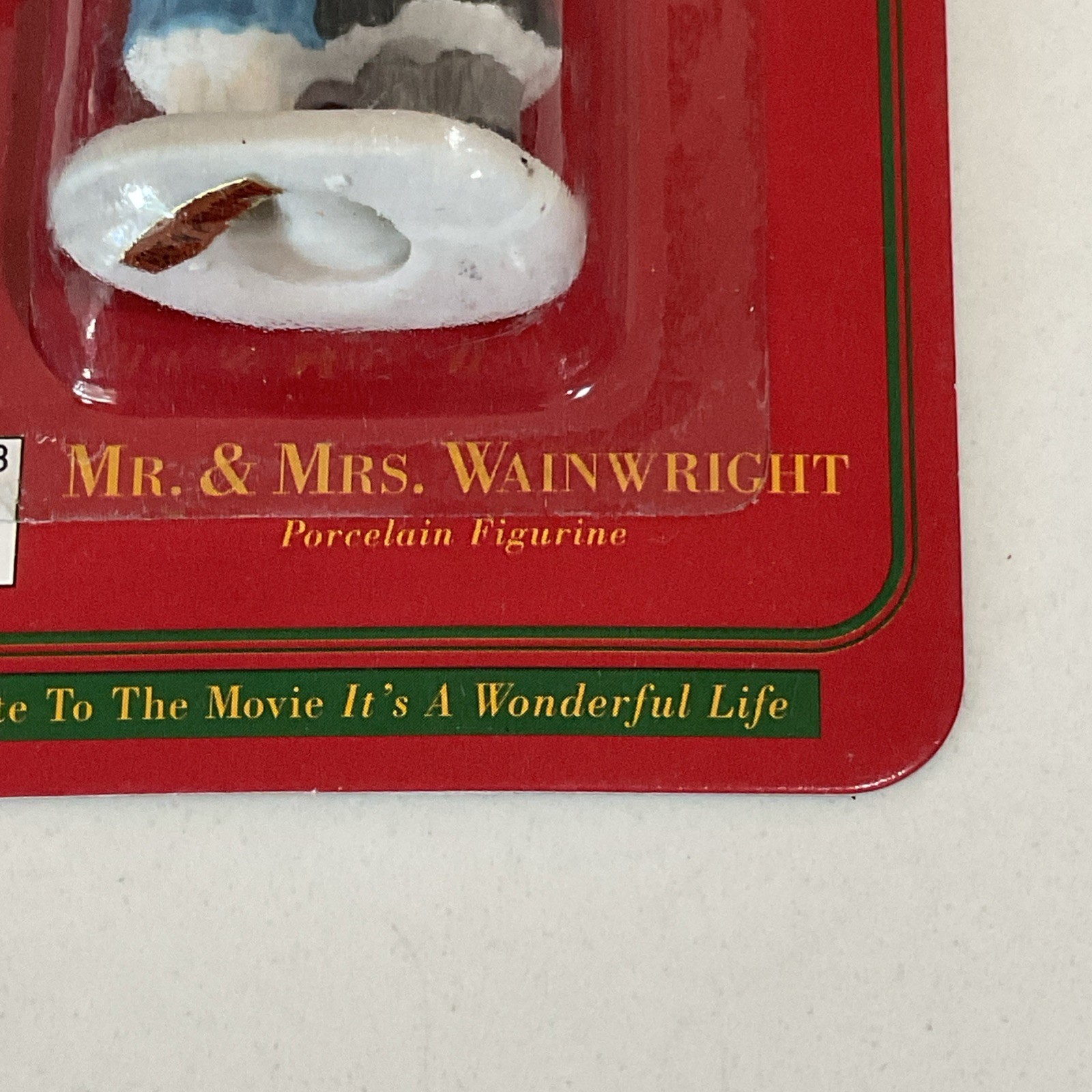 1995 It’s A Wonderful Life Mr. & Mrs. Wainwright Porcelain Figurine New Sealed