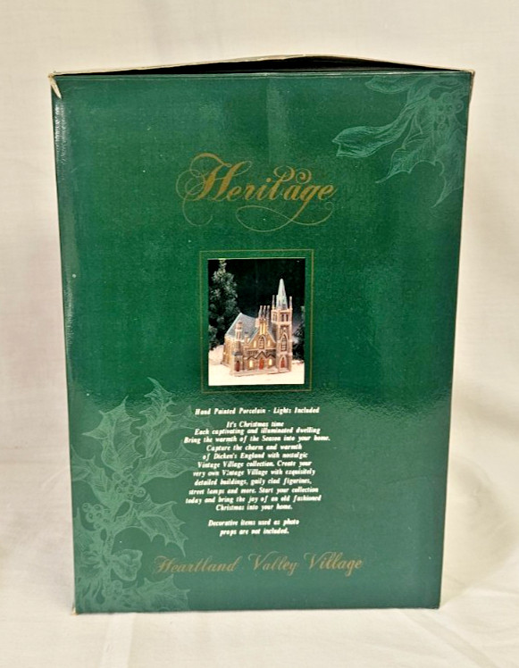 Dickens Keepsake Porcelain Lighted House Cathedral Church