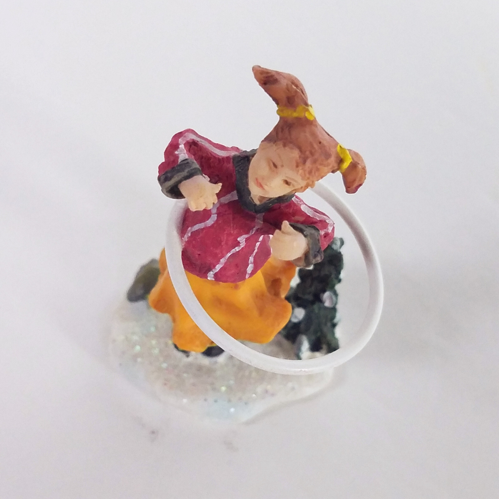 Santa’s Workbench 2004 Winter Sports Figurines 7322829 Children Playing In Snow
