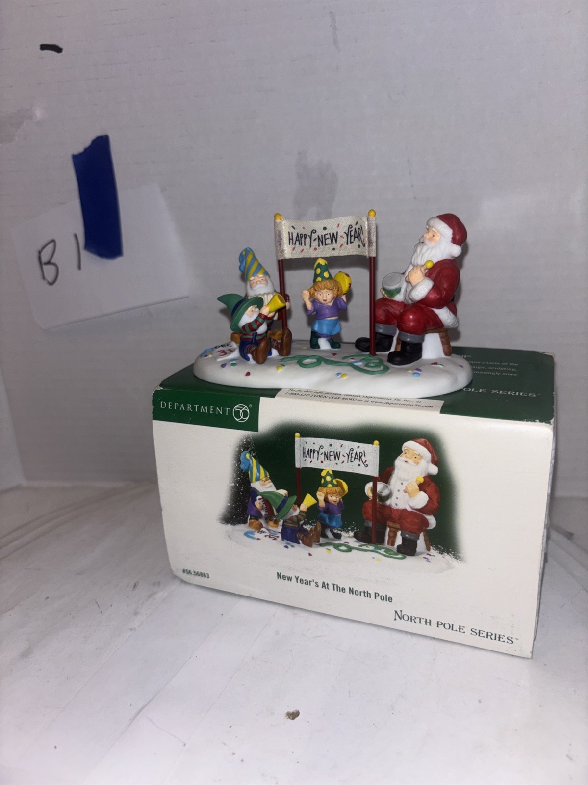 Dept 56 2003 New Year’s At The North Pole North Pole Snow Village Series #56863
