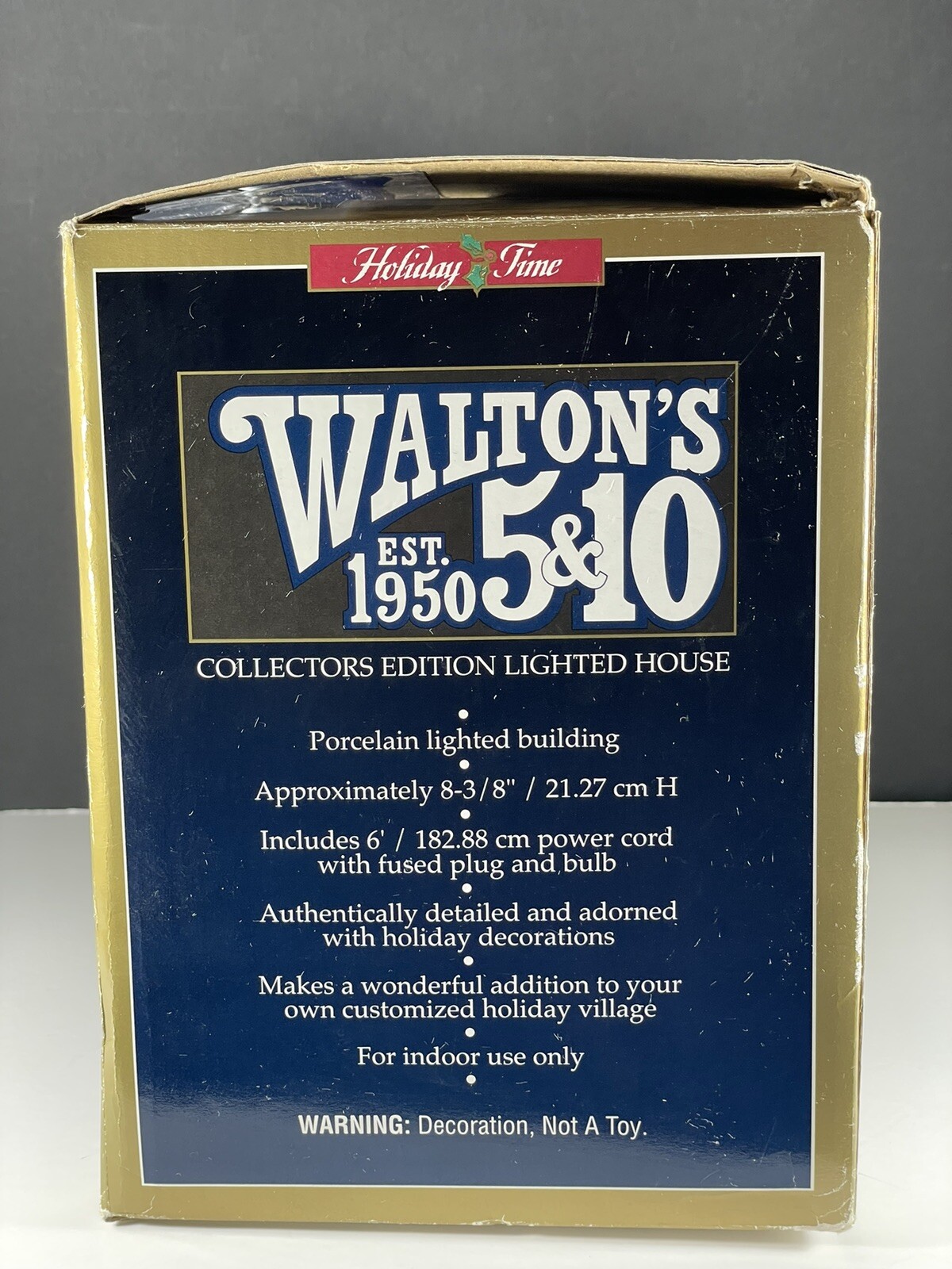 NEW Vintage Holiday Time Lighted Village Collectibles – WALTON’S 5&10 Variety