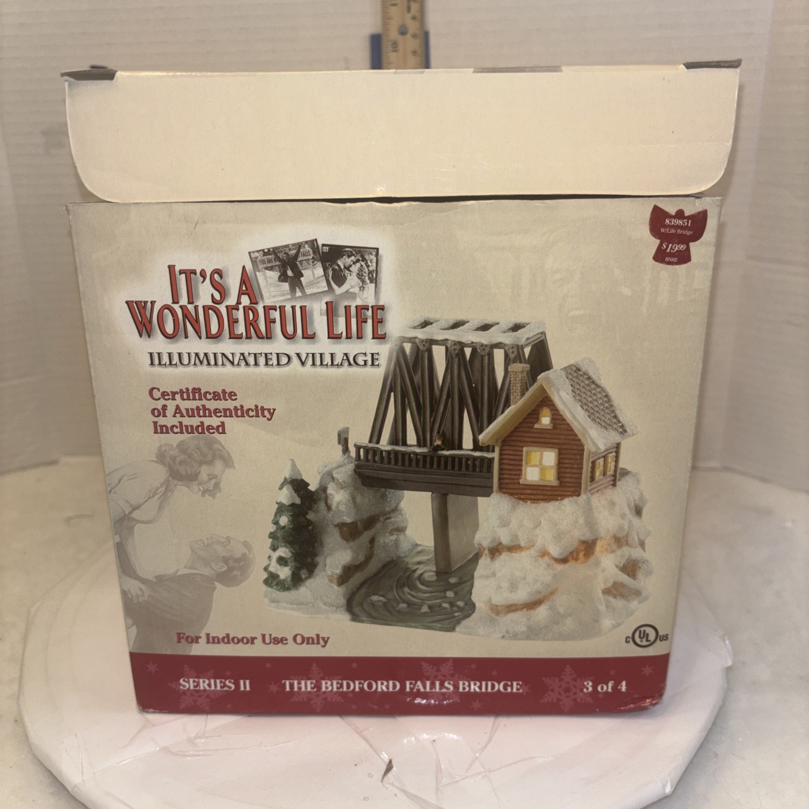 2003 Enesco It’s a Wonderful Life THE BEDFORD FALLS BRIDGE Series II Village