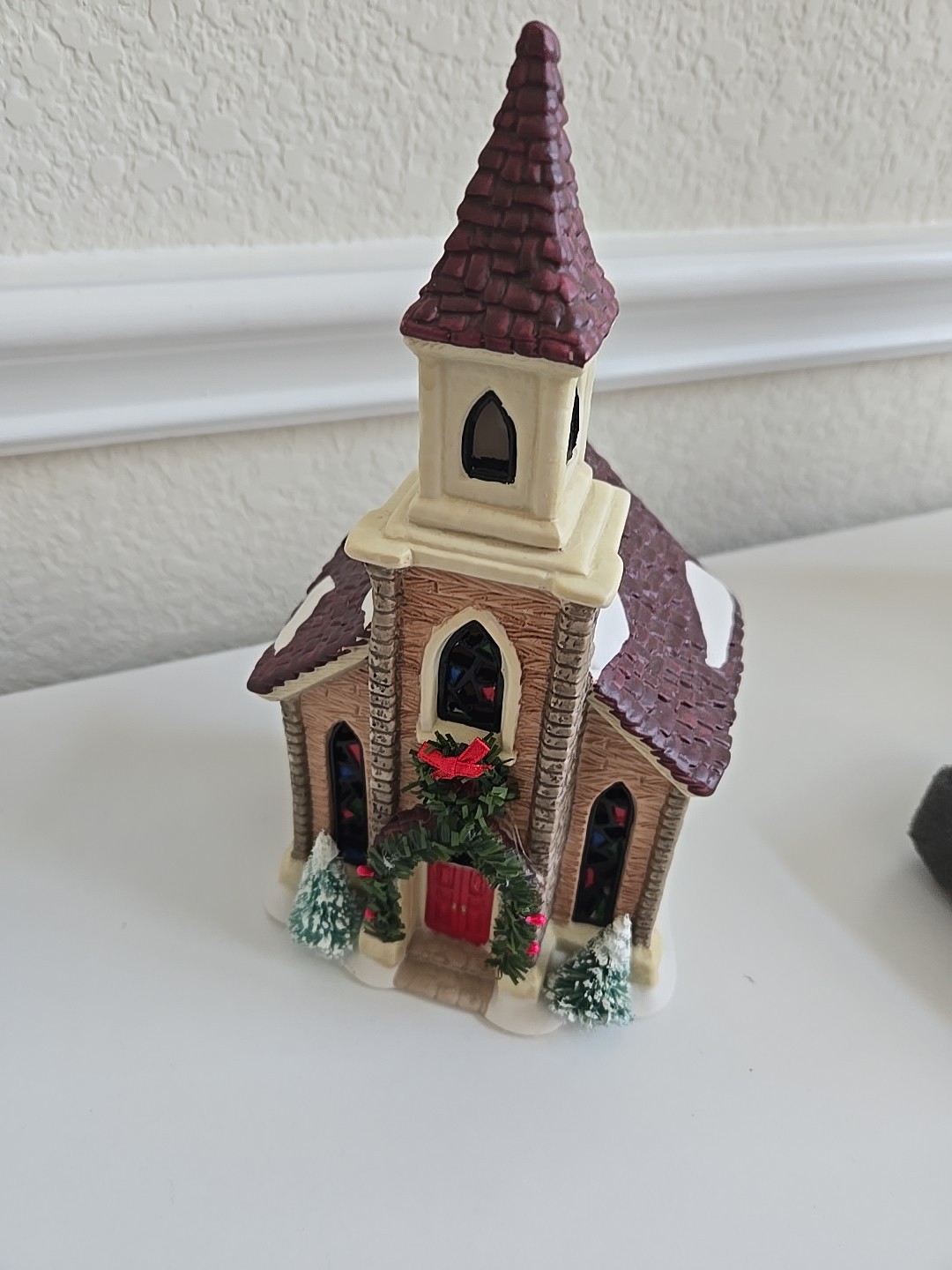 1995 Christmas Valley The New Valley Church Seasonal Specialties Illuminated