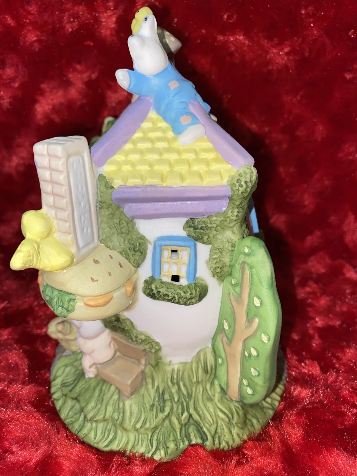 Easter House Cottontale Cottages 1996 Porcelain Bakery 276-1013 No Light Cord