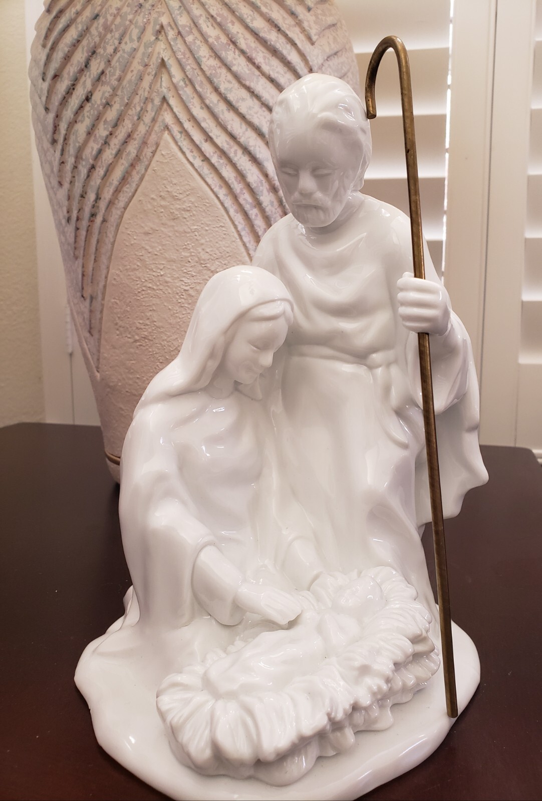 VTG Dept 56 Ceramic Nativity Figurine Holy Family CHRISTMAS Mary Joseph Jesus 86