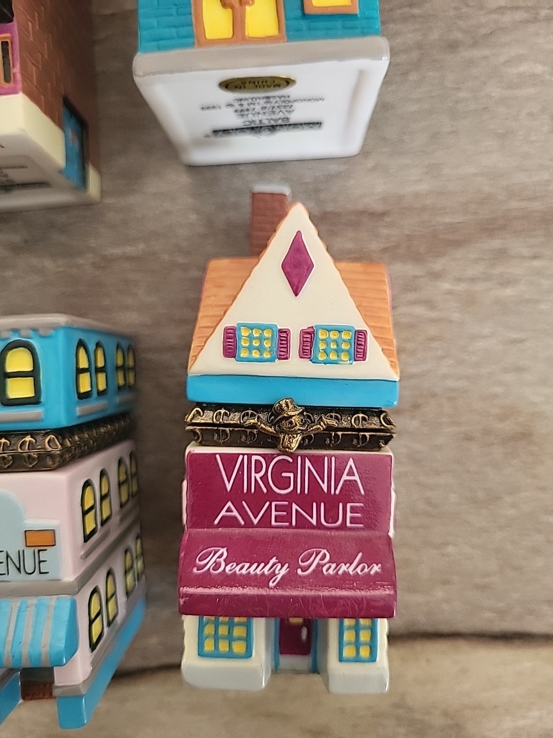 6 VTG Monopoly Series States Ave Mediterranean Vermont Oriental Virginia Baltic
