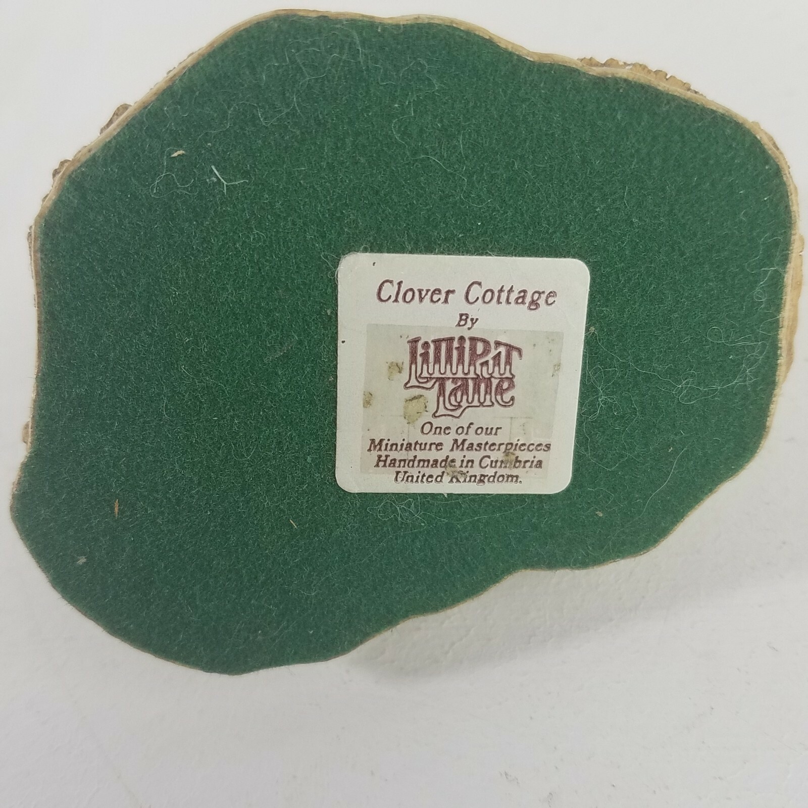 Lilliput Lane Clover Cottage Miniature Grandmacore Cozy Collection w/ Deed & Box