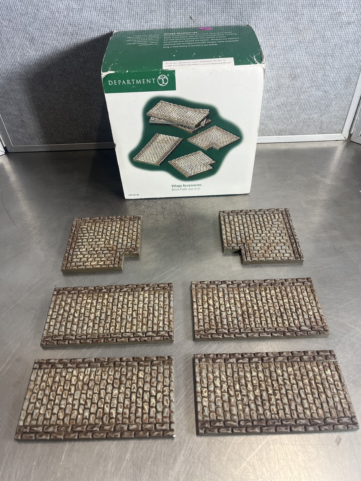 Department 56 Village Accessories Brick Path (Set of 6)