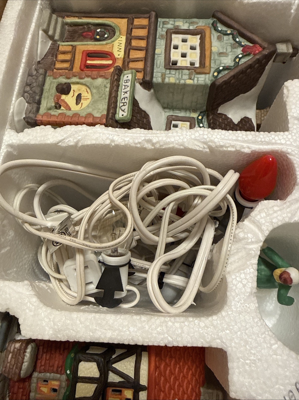 Lenox Christmas Village Sweet Shop Church Butcher Bakery And Figurines Set