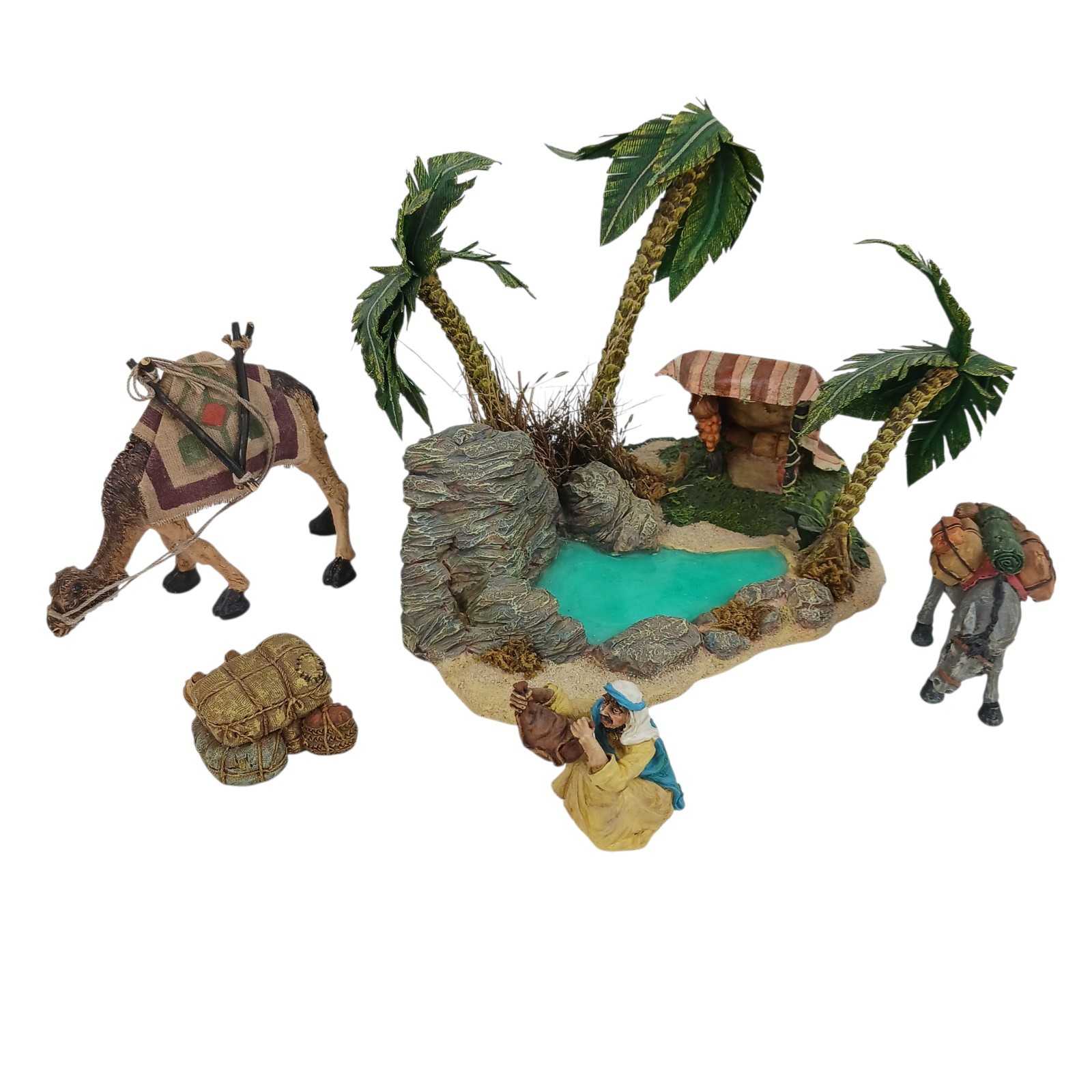 Dept 56 Little Town of Bethlehem Desert Oasis 5 Piece Set in Box Read