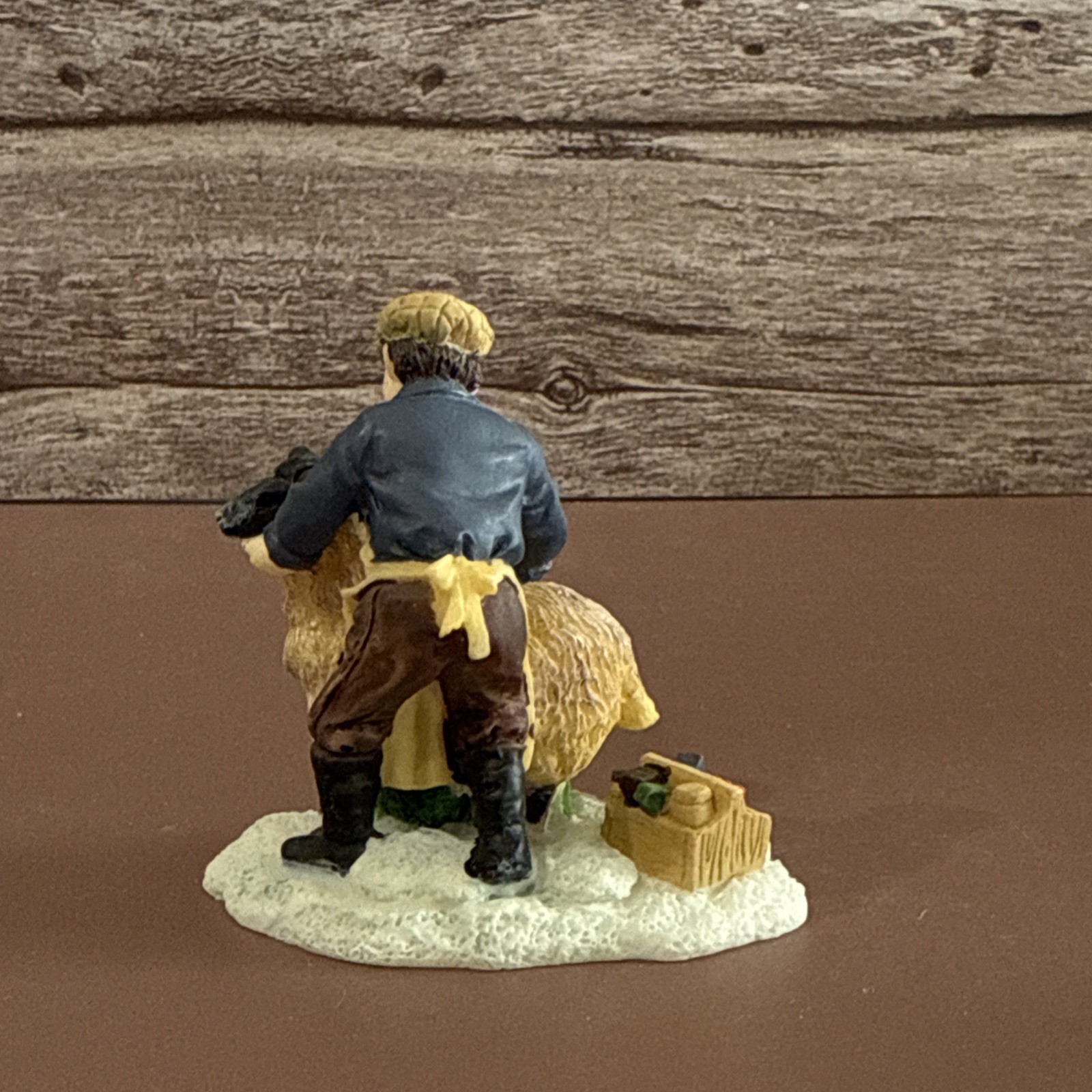 Holiday Time O’Well Village Collectibles Accessory – Man Sheering Sheep