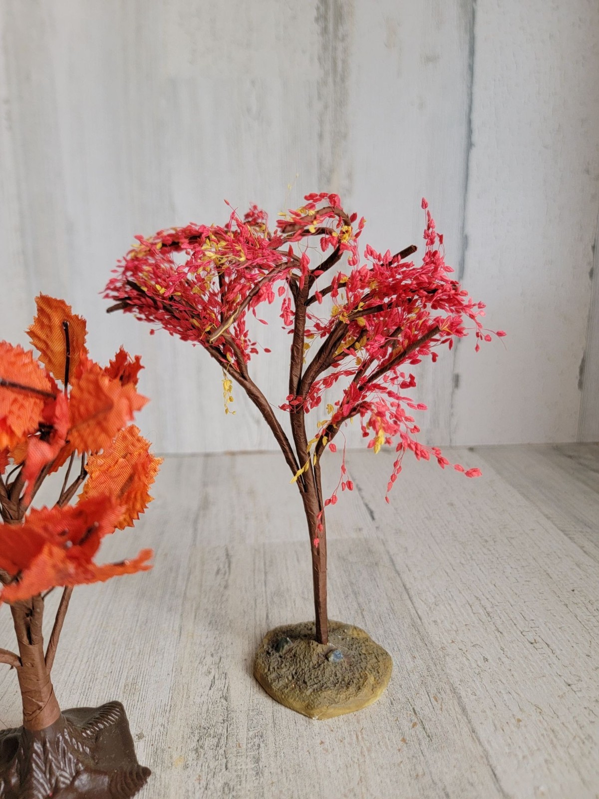 Lemax set tree fall leaf village Halloween accessory set