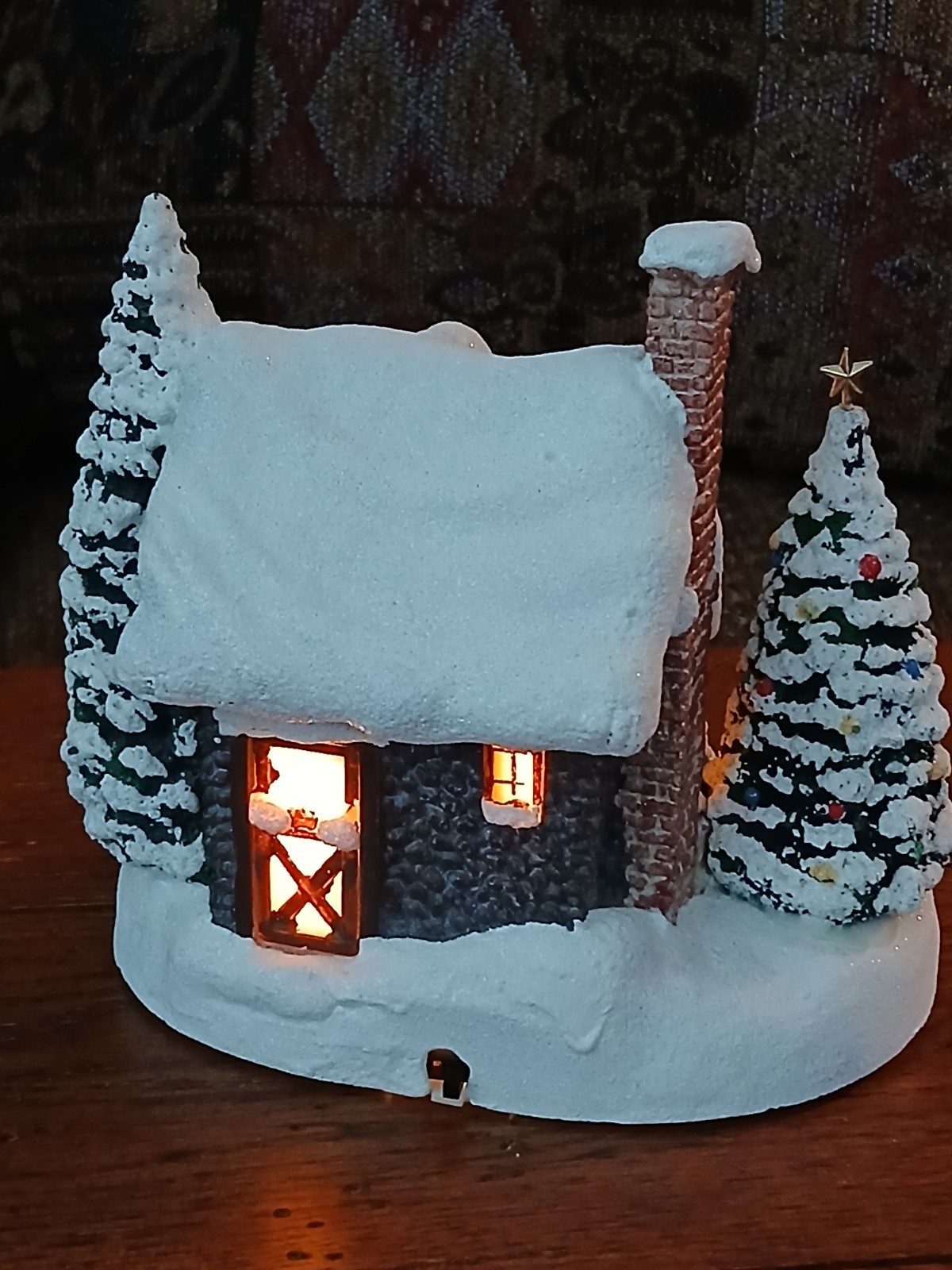 Vintage 1996 Thomas Kinkade Studios Teleflora – A CHRISTMAS WELCOME Lighted…