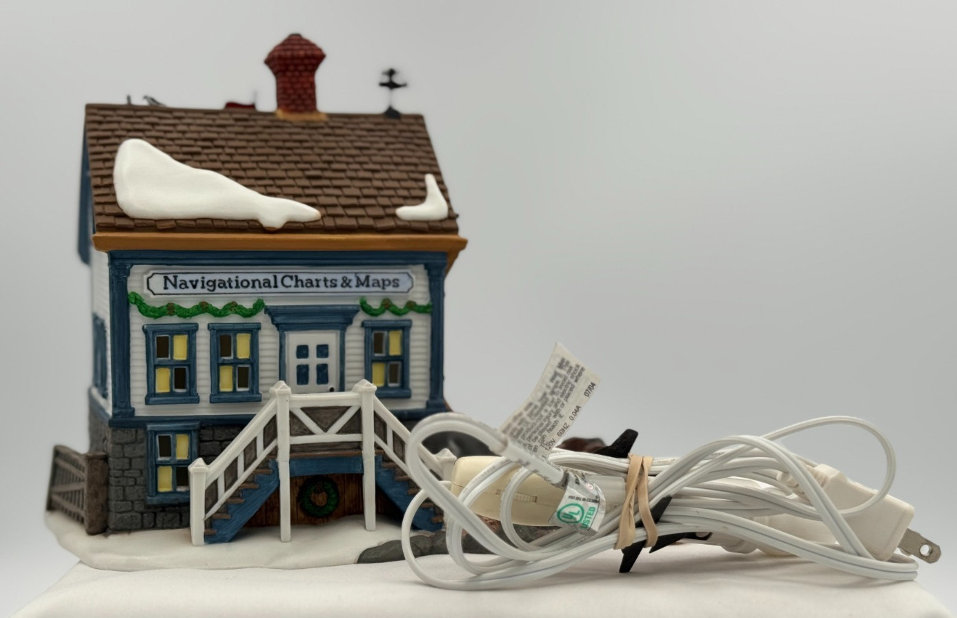 Dept 56 New England Village Series “Navigational Charts & Maps” #56575