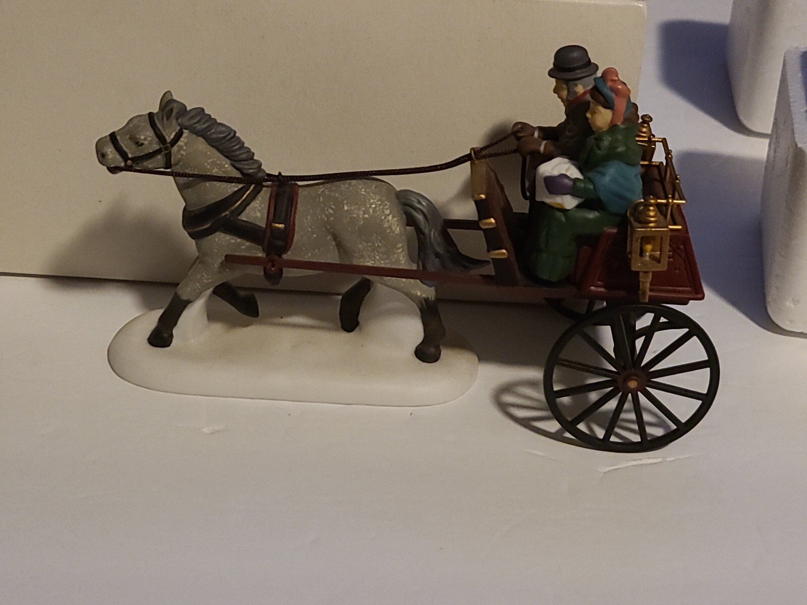 Heritage Village Collection Red Christmas Sulky Department 56 Vintage