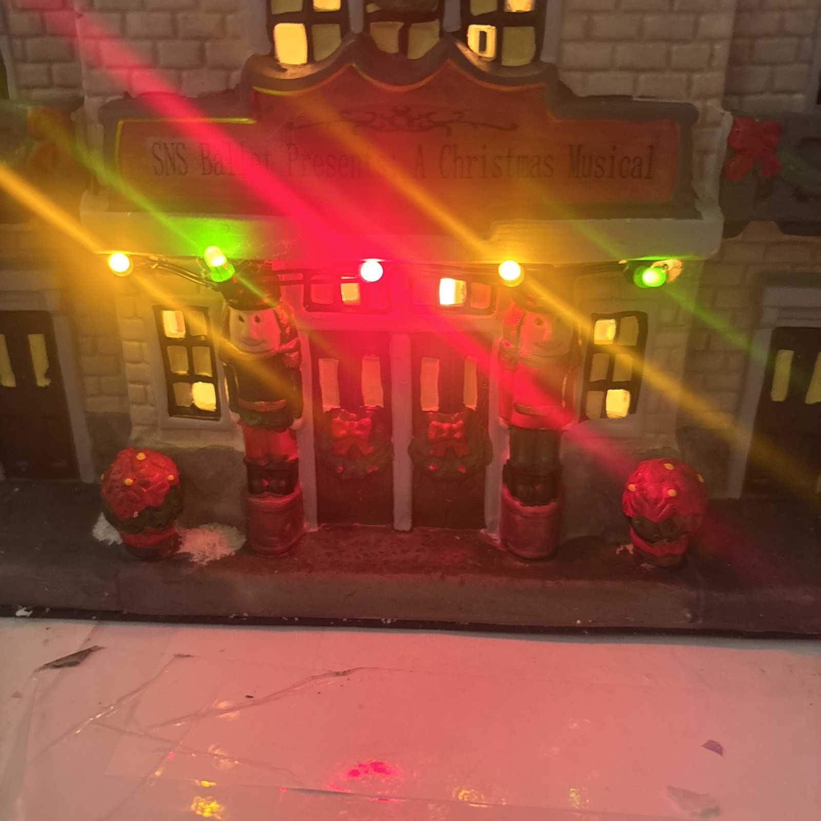 St. Nicholas Square Village Collection OPERA HOUSE Ballet Musical Illuminated