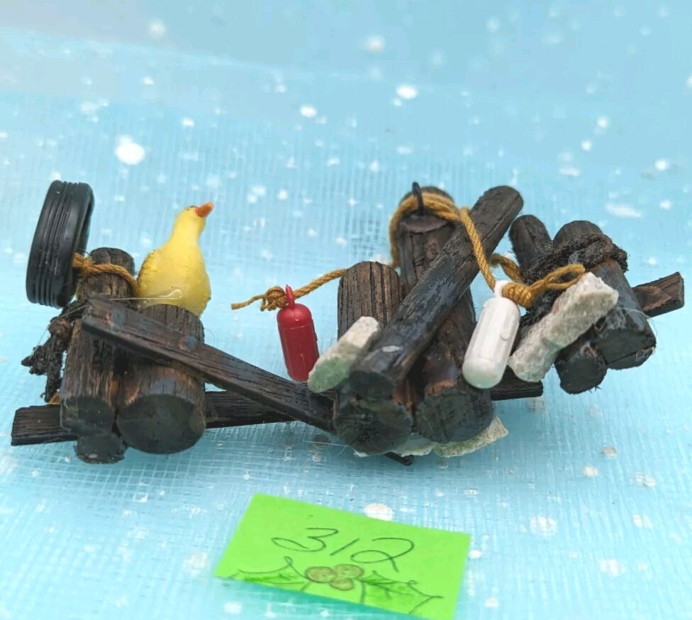 Lemax Wooden Mooring 14648 Nautical bird Christmas Village Accessory INV312