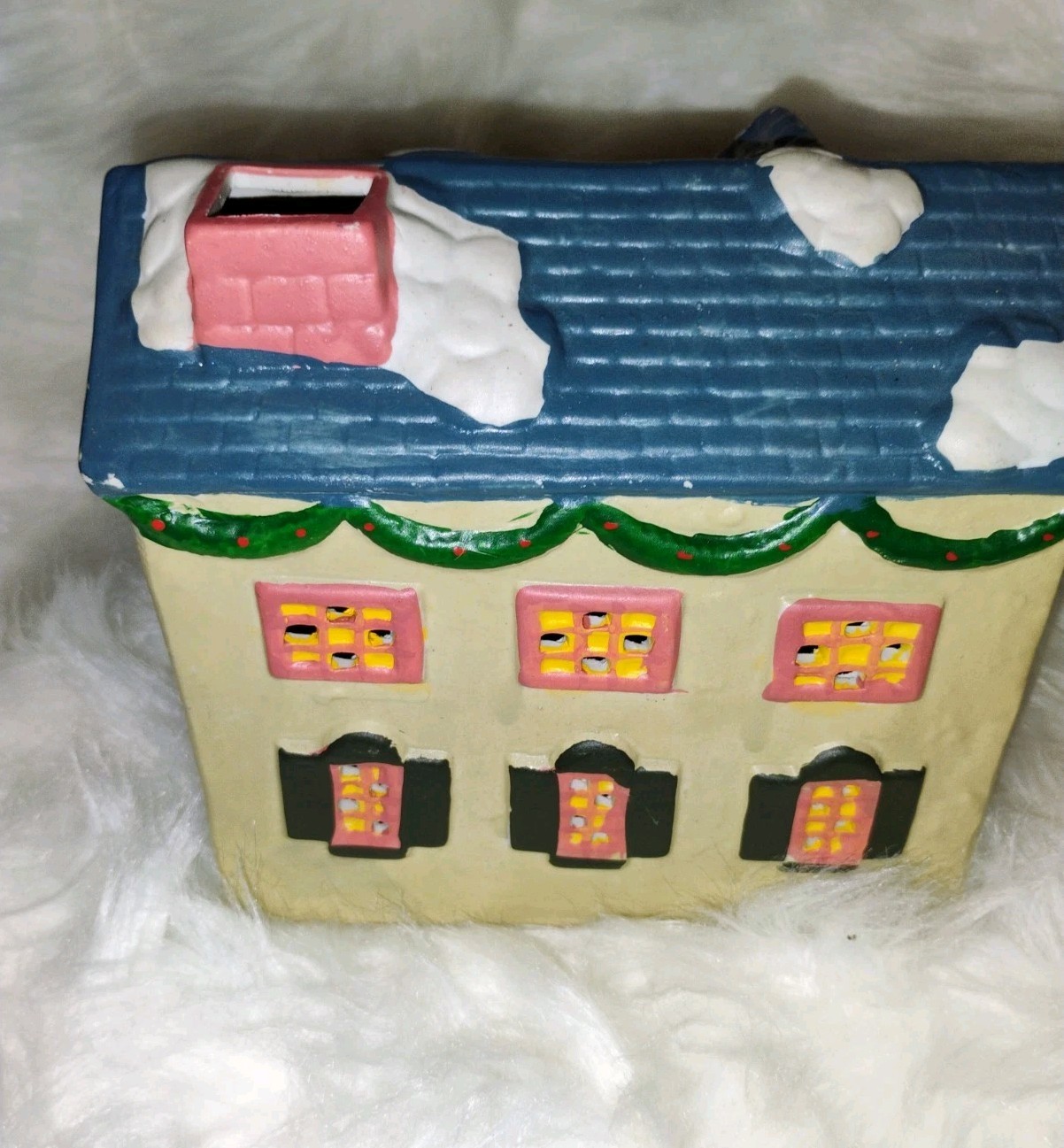 Winter Valley Christmas Village 1995 collection gas station NO BOX
