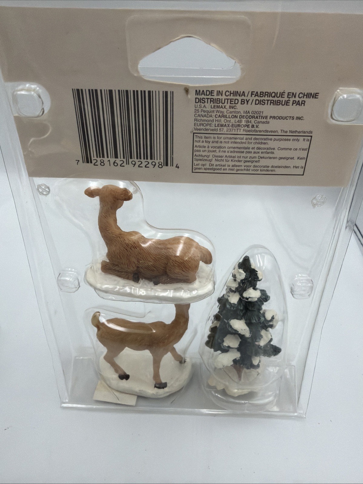 Lot Of 4 VTG NIP RETIRED 1999, 2004, 2006 LEMAX FIGURINES Accessories