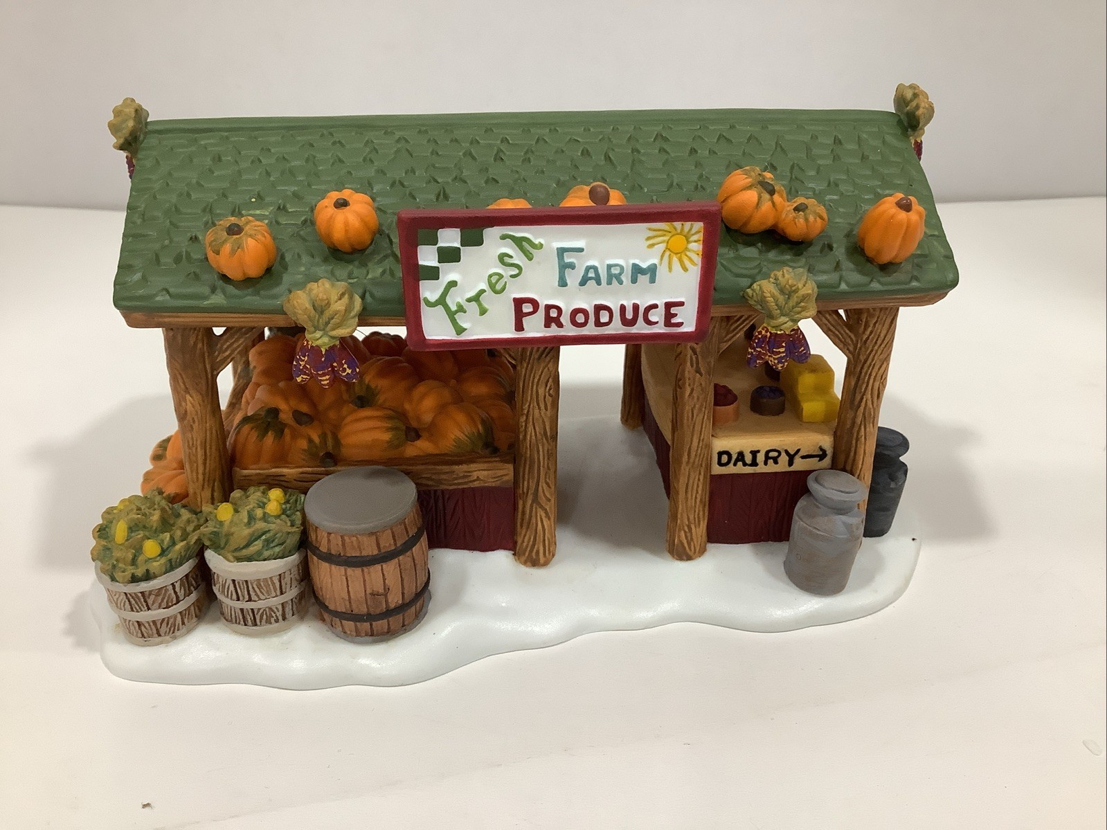 Dept 56 New England Village“Farmer’s Market” #56637 Retired & Excellent !