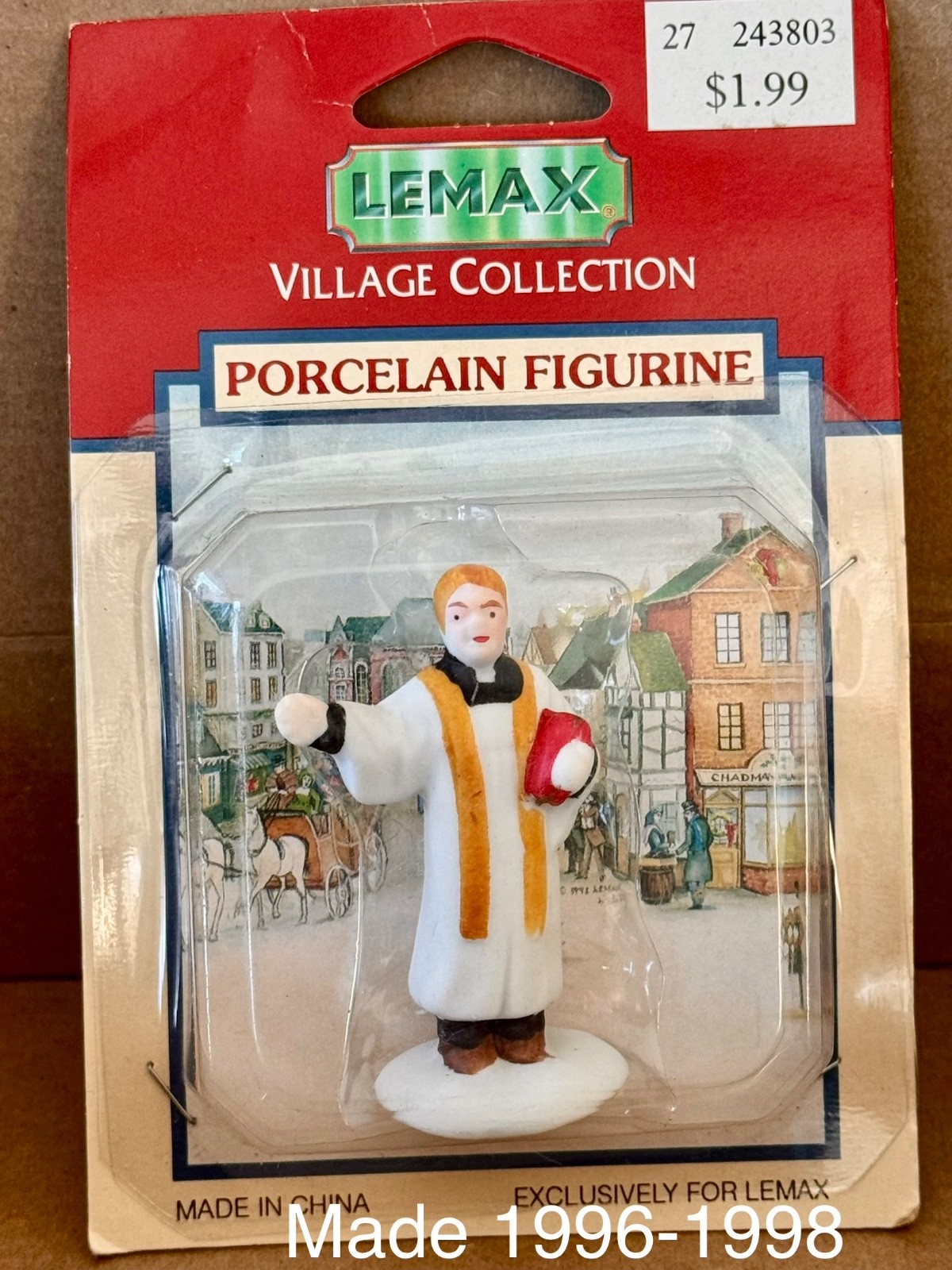 YOU CHOOSE Lemax Figurine Vintage Figure Christmas Village Vail Village Etc