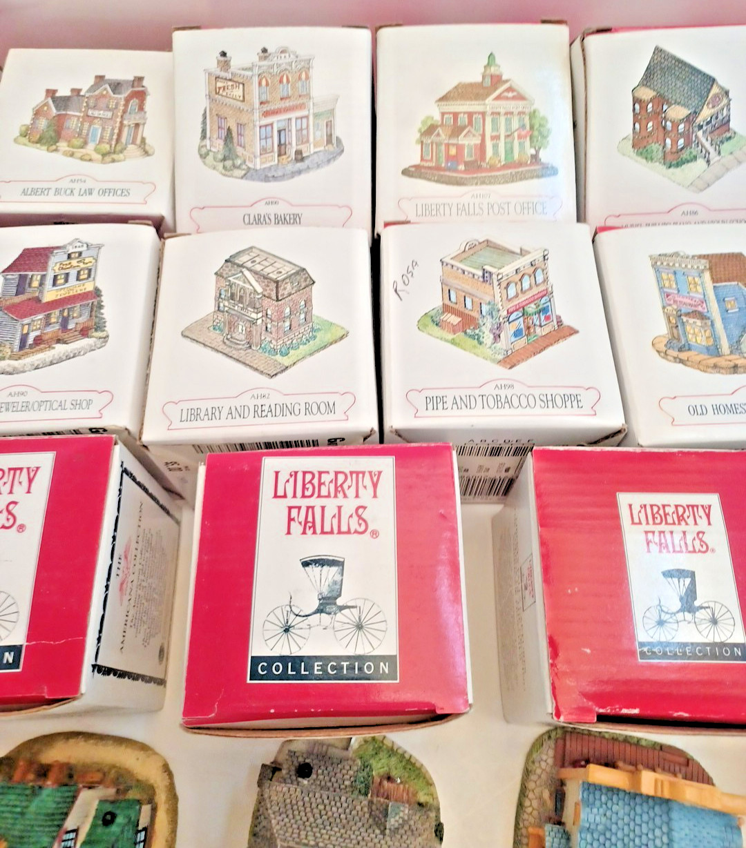 The Americana Collection Buildings, Houses, Churches Liberty Falls Lot of 17 Mix