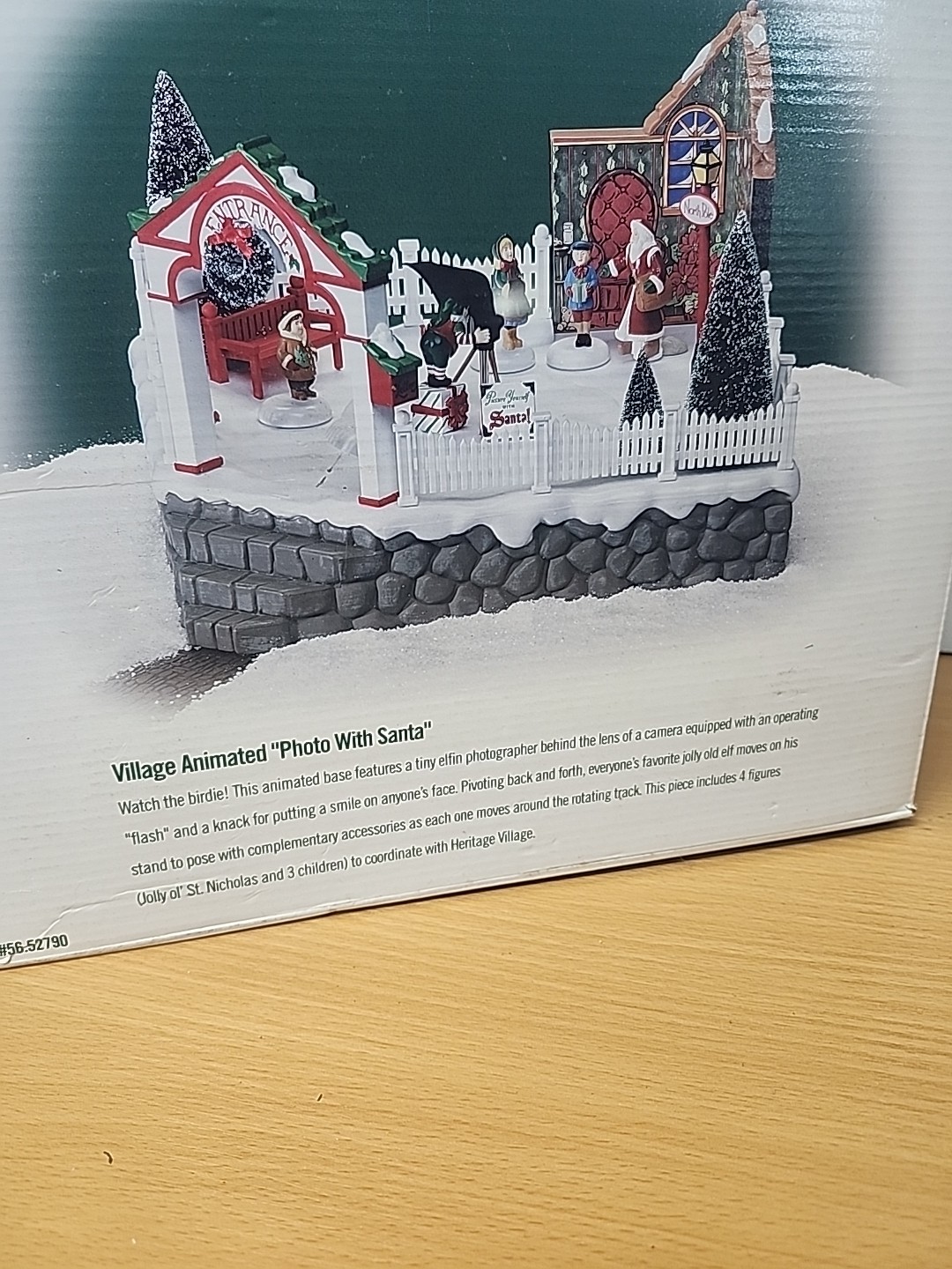 Department 56 Animated Village Photo With Santa Item No 5652790